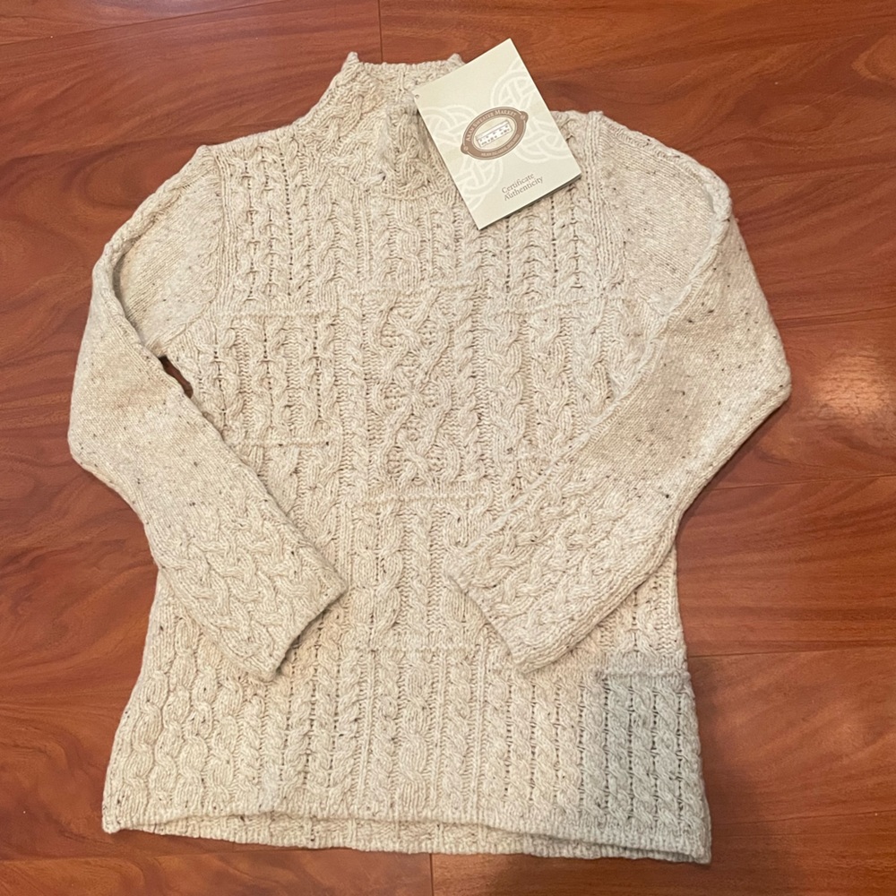 Authentic Irish Wool-Cashmere Irish Sweater